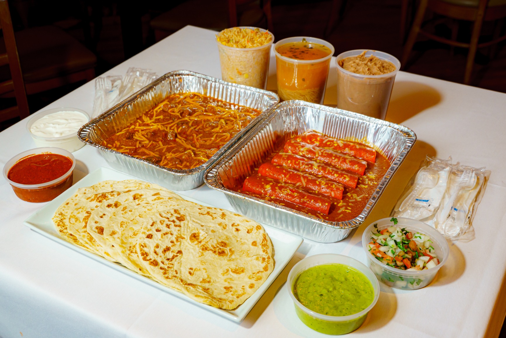 Carne Guisada & Tex-Mex Enchiladas